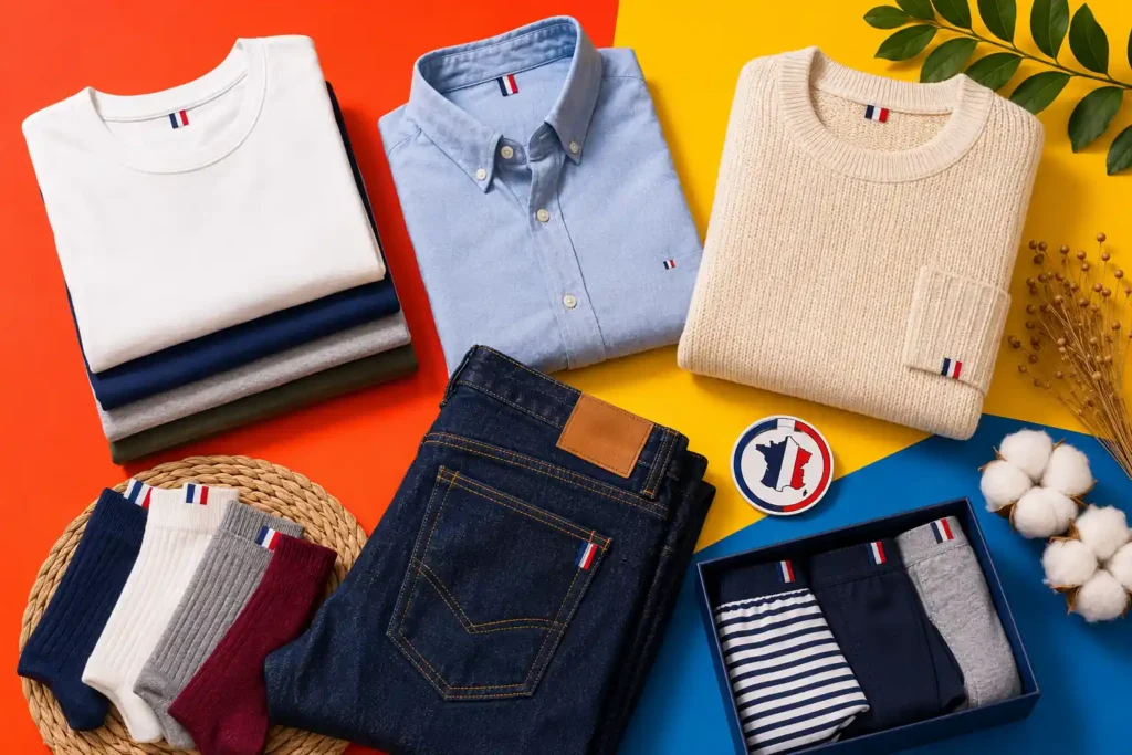 vetement homme made in france casual chic bleu electrique style moderne france mode masculine été tenue tendance homme élégant